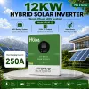 HUDA HPL48-12 12KW 48V hybrid solar inverter home off-grid photovoltaic integrated machine with built-in 2*125A MPPT Application Scenario